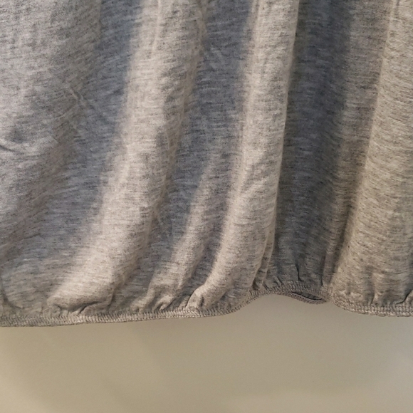 New York & Company Gray Ruffled Blouse - Picture 4 of 5